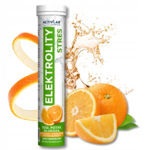 Elektrolity Stres ActivLab 20 tabletek Pomarańcza
