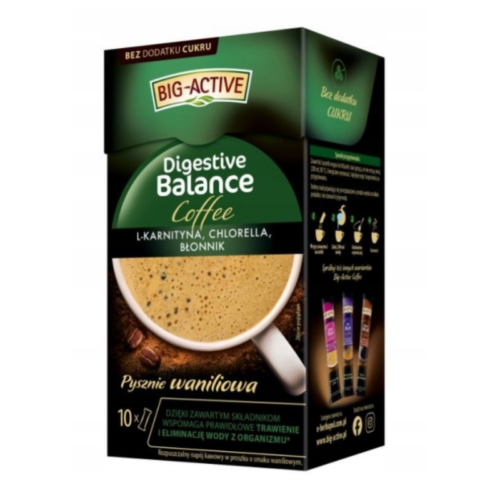 BIG-ACTIVE Digestive Balance z l-karnityną, cholerllą i błonnikiem 10 saszetek