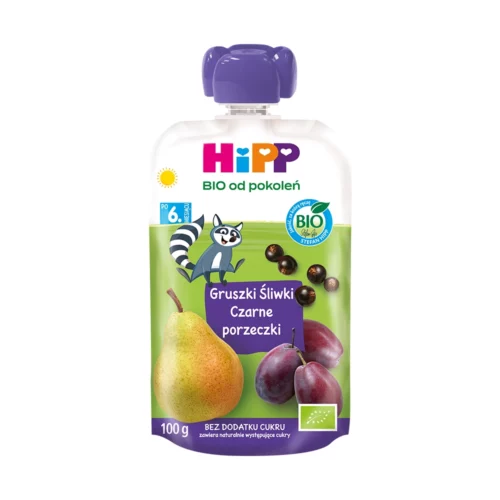 4062300305922 HiPP BIO Mus owocowy po 6. miesiącu gruszki-śliwki-czarne porzeczki 100 g