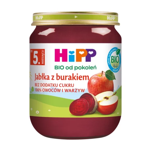 HiPP BIO Jabłka z burakiem po 5. miesiącu 125 g