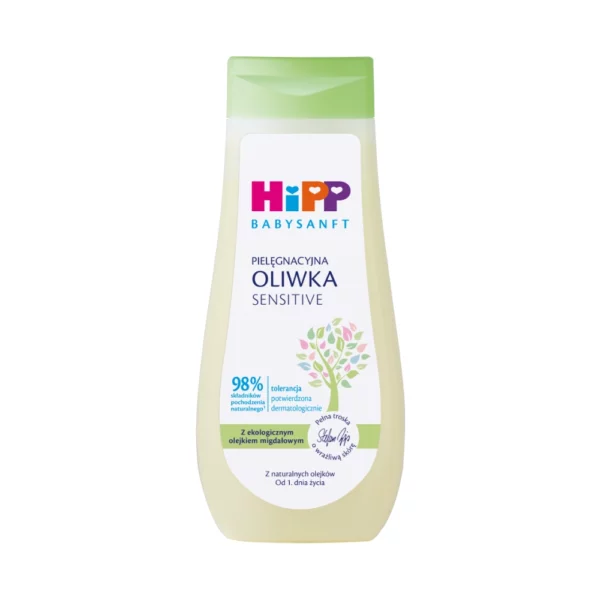 4062300422537 HiPP Babysanft Sensitive Pielęgnacyjna oliwka 200 ml