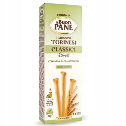 Grissini paluszki chlebowe z oliwą z oliwek, 120g