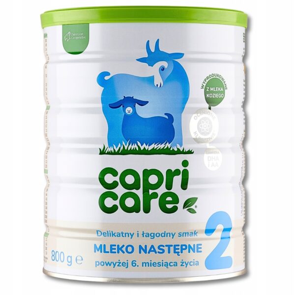 4ab7e1f644079222bf797fb78caf CapriCare 2 Mleko Kozie dla niemowląt od 6. do 12. miesiąca 800g
