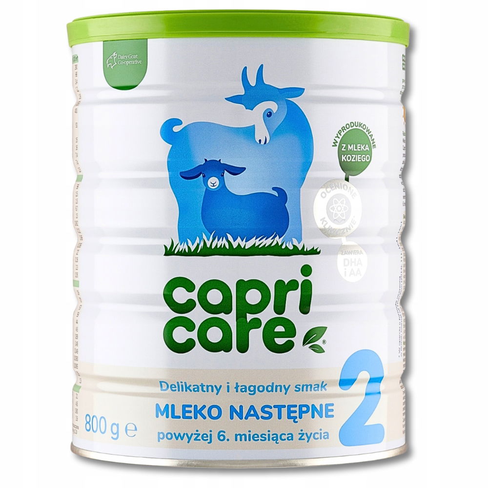 4ab7e1f644079222bf797fb78caf CapriCare 2 Mleko Kozie dla niemowląt od 6. do 12. miesiąca 800g / CC2800