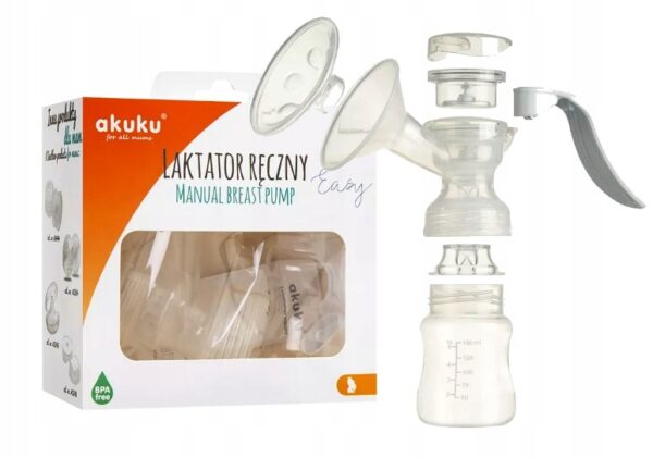 AKUKU Laktator ręczny EASY- odciągacz pokarmu