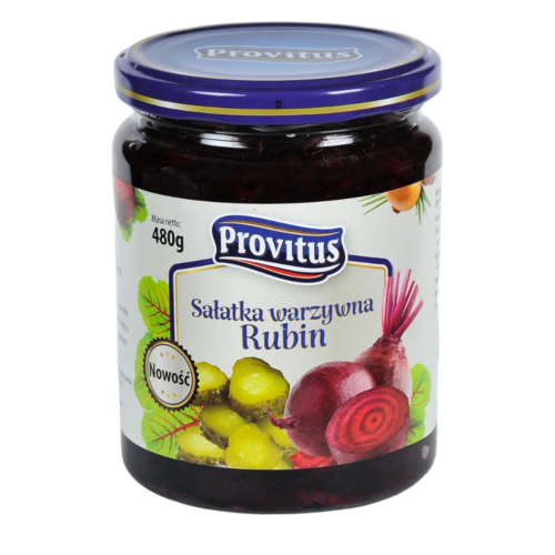 Sałatka warzywna Rubin Provitus 480g