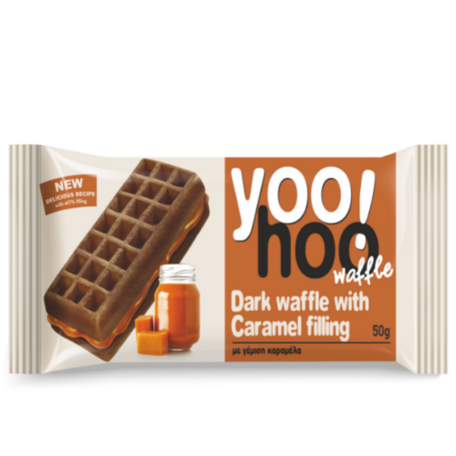 Ciastko biszkoptowe z kremowym nadzieniem o smaku słonego karmelu 50g Yoo! Hoo