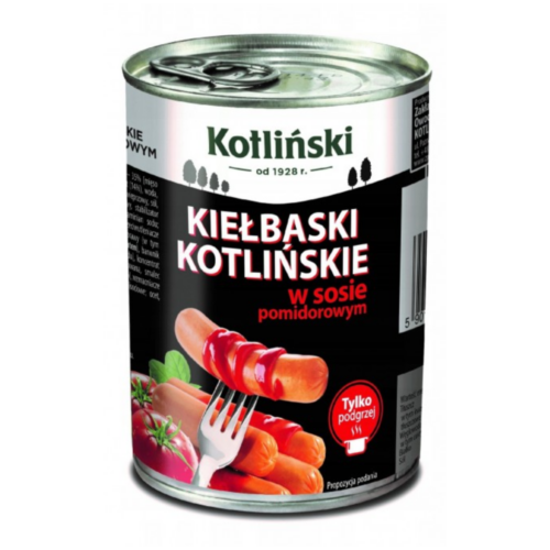 Kiełbaski kotlińskie w sosie pomidorowym Kotliński 390g