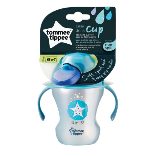 Tommee Tippee Kubek niekapek z uchwytami 230ml, 6m+ NIEBIESKI