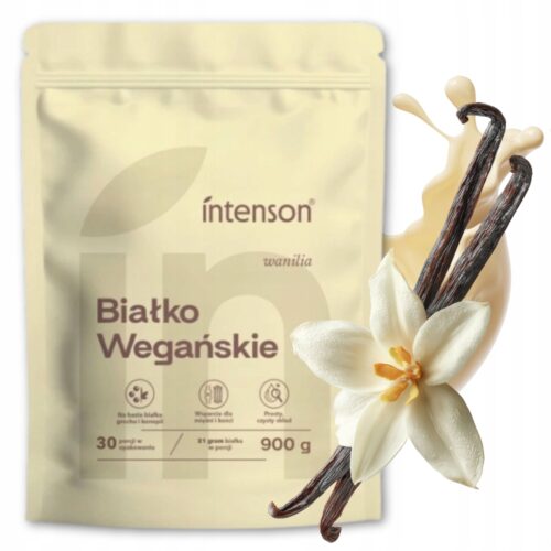 Białko wegańśkie 900g Intenson Wanilia