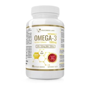 Progress Labs kwasy omega-3 kapsułki 90 szt. Suplement diety