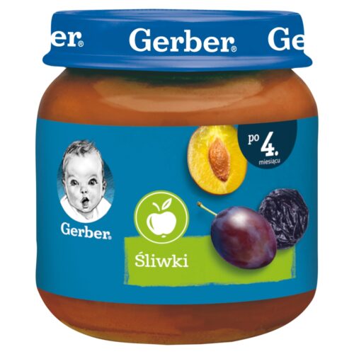 Gerber deserek Śliwki dla niemowląt po 4. miesiącu, 125g