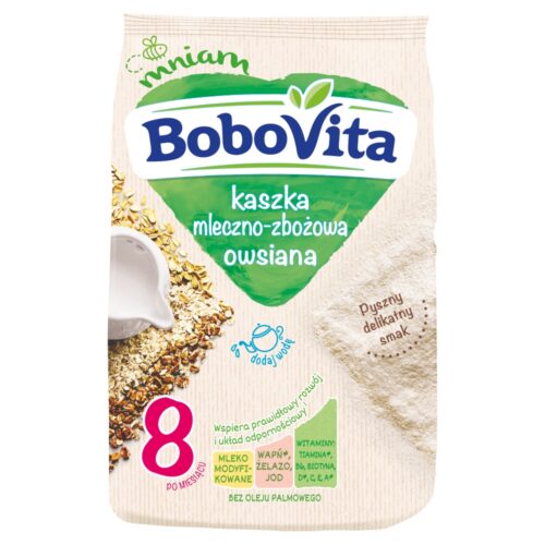 BoboVita Kaszka mleczno-zbożowa owsiana po 8 miesiącu 230 g