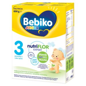Bebiko 3 Junior Odżywcza formuła na bazie mleka dla dzieci powyżej 1. roku życia 600 g / BM3*600
