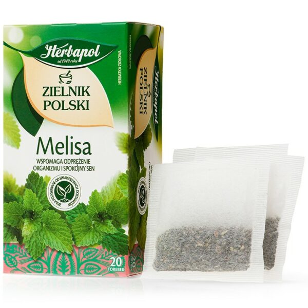 Herbapol Zielnik Polski Herbatka ziołowa melisa 40 g (20 x 2 g)