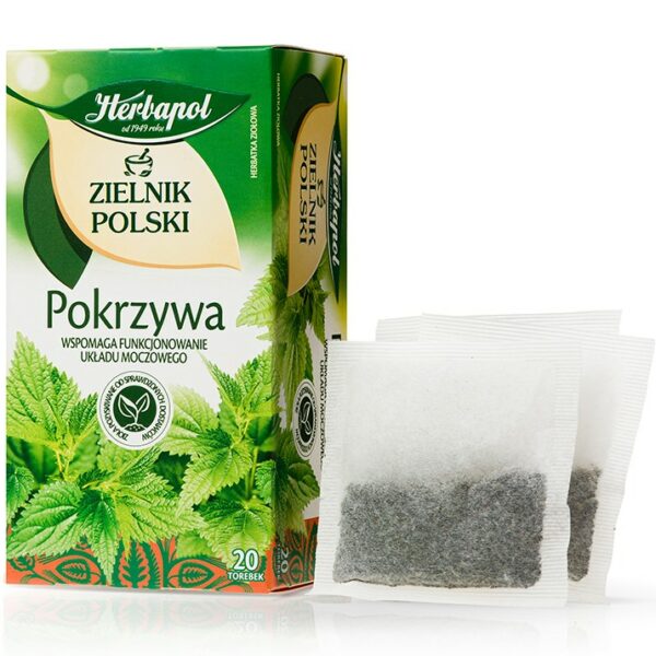 Herbapol Zielnik Polski Herbatka ziołowa pokrzywa 30 g (20 x 1,5 g)