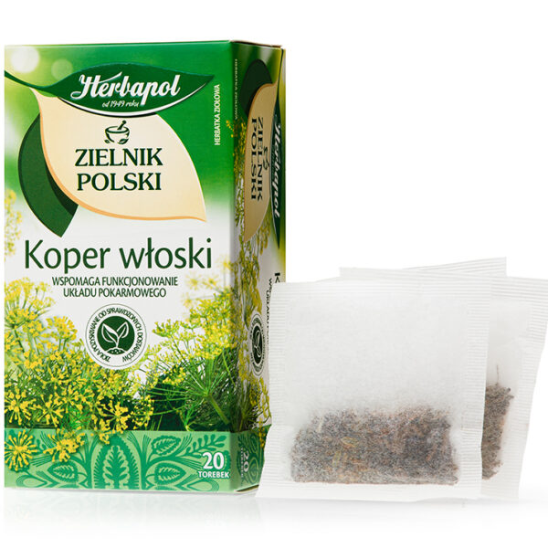 Herbapol Zielnik Polski Herbatka ziołowa koper włoski 40 g (20 x 2 g)