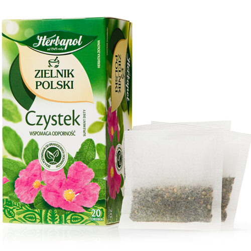 Herbapol Zielnik Polski Suplement diety herbatka ziołowa czystek 40 g (20 x 2 g)