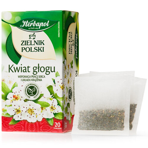 Herbapol Zielnik Polski Kwiat głogu Herbatka ziołowa 40 g (20 x 2 g)
