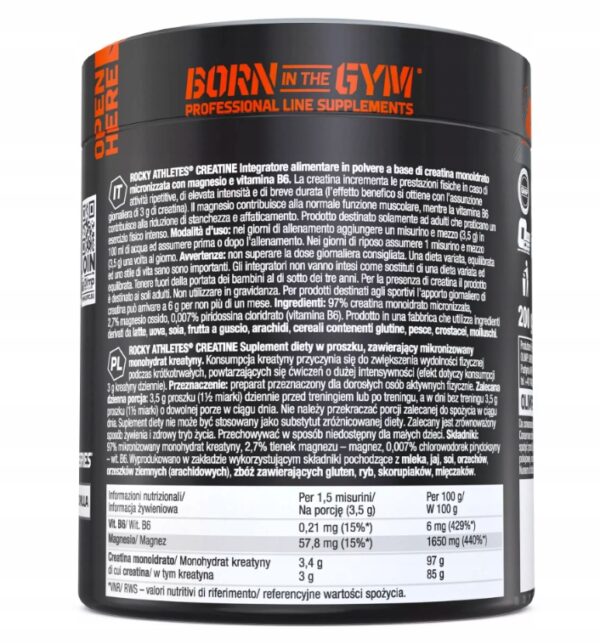Olimp Rocky Athletes® Creatine – 200 g