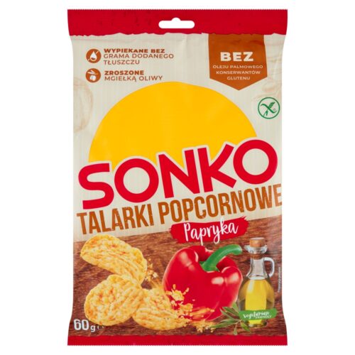 Sonko, Talarki popcornowe papryka 60g