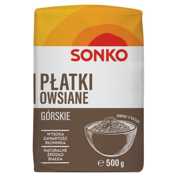 SONKO Płatki owsiane górskie ekstra 500g