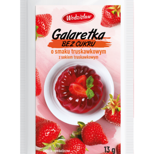 Galaretka truskawkowa bez cukru Wodzisław 13g