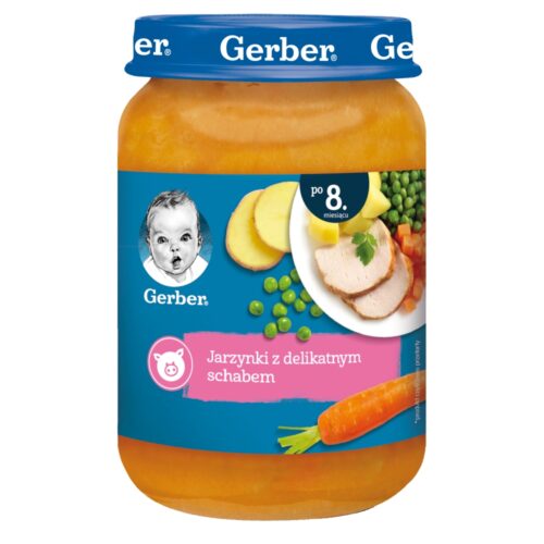 Gerber Jarzynki z delikatnym schabem po 8 miesiącu 190 g