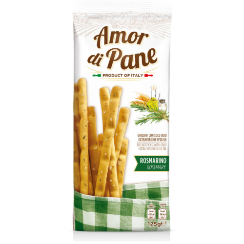 Grissini z rozmarynem Amor Di Pane 125g