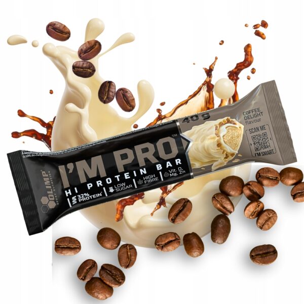 Olimp I’M PRO Protein bar 40g Baton białkowy Fit Kawowy