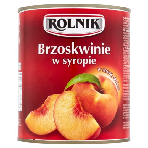 Rolnik Brzoskwinie w syropie 820 g