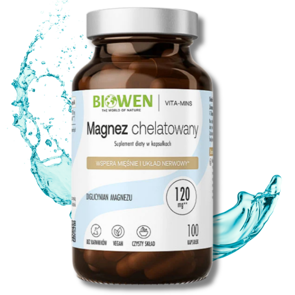 Magnez Chelatowany Biowen 100 kapsułek