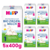 HiPP 1 Mleko początkowe z mleka koziego Bio, 400g x5 / IMC550MB2-PAK-12