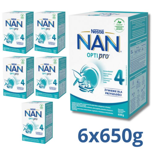 Nestlé mleko NAN OPTIPRO 4 po 2. roku życia 6x650g
