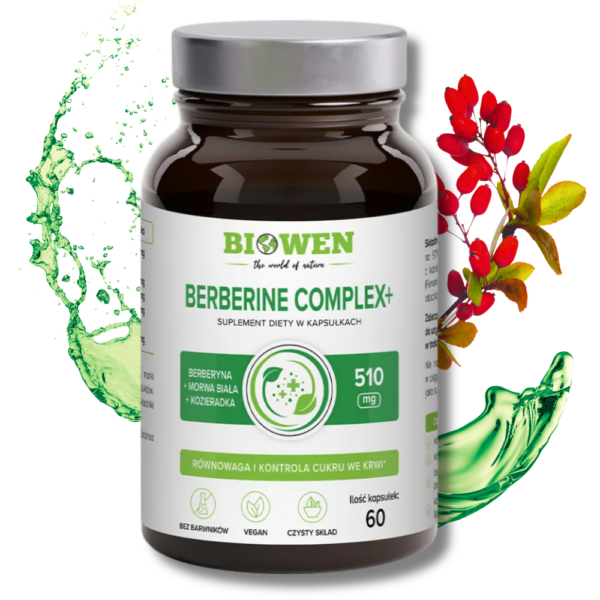Berberyna Complex+ Biowen 60 kapsułek