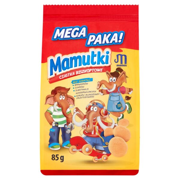 Mamutki ciastka biszkoptowe 85 g