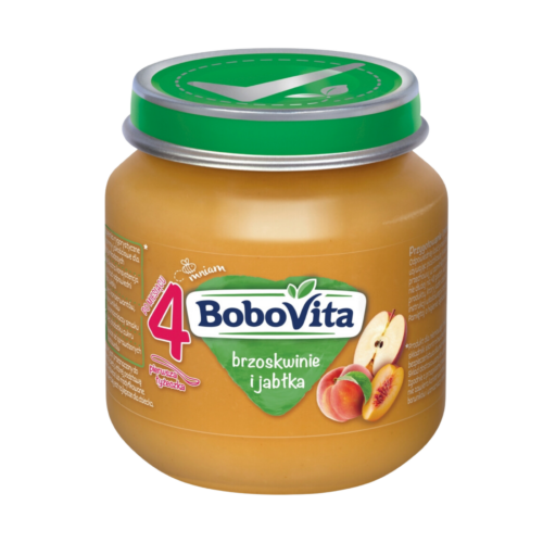 BoboVita Brzoskwinie i jabłka po 4 miesiącu  125 g