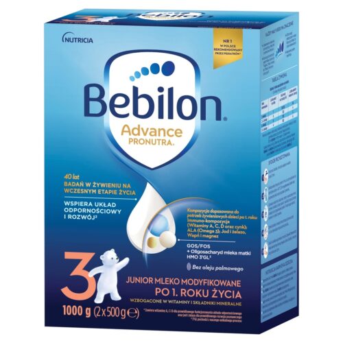 Bebilon 3 Advance Pronutra Junior Formuła na bazie mleka po 1. roku 1000g