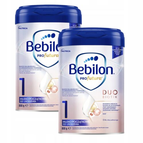 Bebilon Profutura Duobiotik 1 Mleko początkowe od urodzenia 800g x 2
