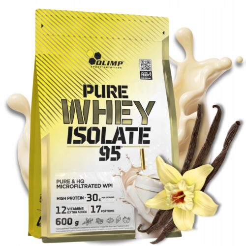 Pure Whey Isolate 95 WPI Olimp 600g Waniliowy