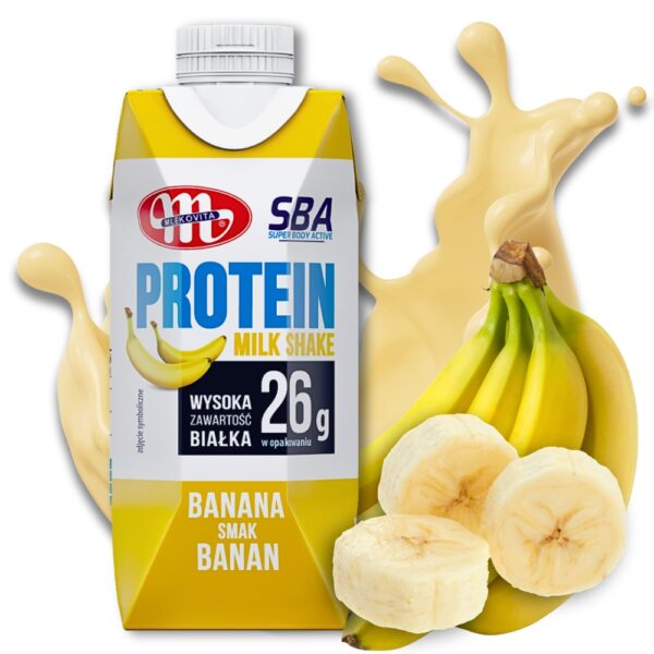 SBA Protein Milk Shake 350g Mlekovita Bananowy