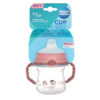 Canpol babies Kubek niekapek z silikonowym ustnikiem Bonjour Paris 150ml Pink