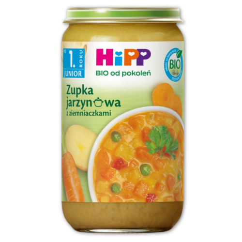 HiPP BIO Junior Zupka jarzynowa z ziemniaczkami po 1. roku 250 g