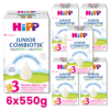 HiPP Junior Combiotik 3 Produkt na bazie mleka dla małych dzieci po 1. roku 6x550g