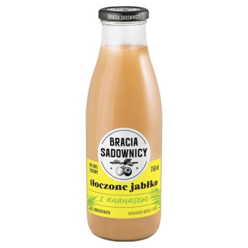 Bracia Sadownicy sok tłoczony jabłko z ananasem 750 ml