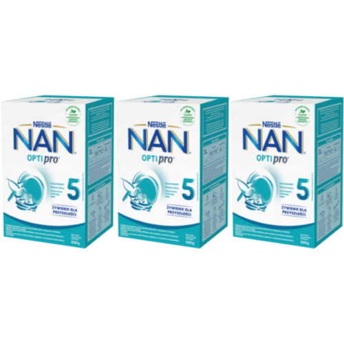 Nestlé mleko NAN OPTIPRO 5 po 2,5 roku życia, 3x650g