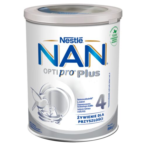Nestlé NAN OPTIPRO Plus 4 Mleko modyfikowane dla dzieci po 2. roku, 800g