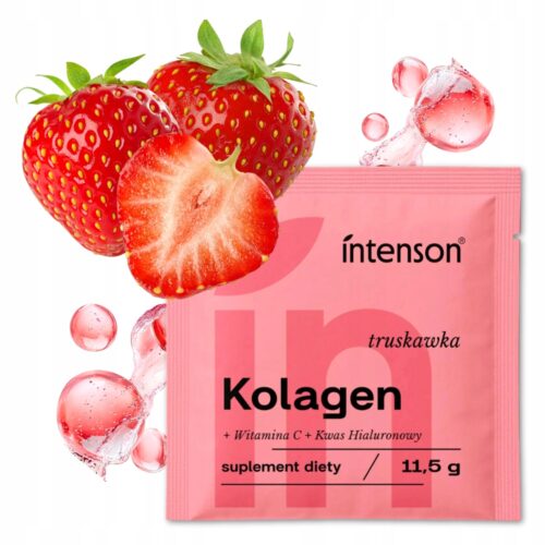 Kolagen do picia 11,5g Intenson Truskawka