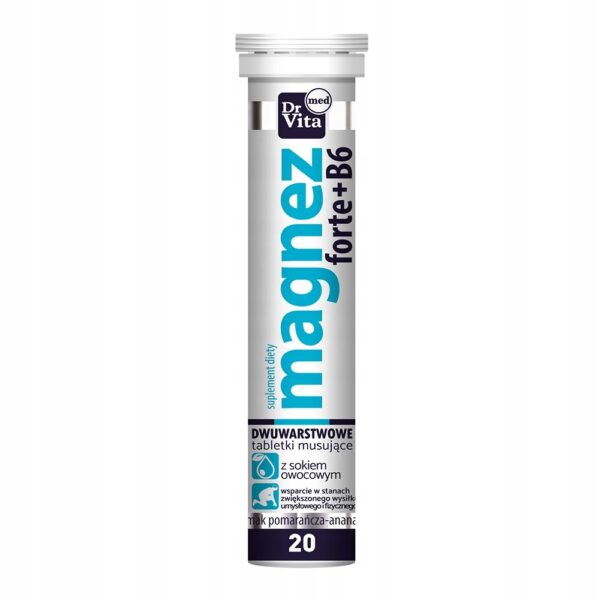 Dr Vita Magnez forte 20 tabletek musujących