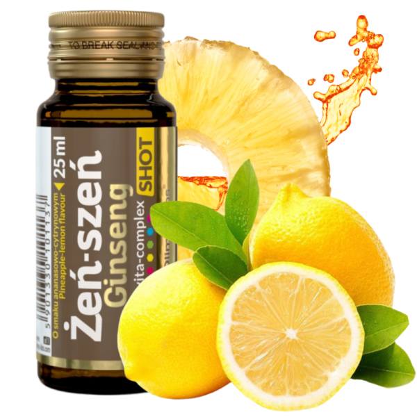 Żeń-szeń Vita-Complex Shot 25ml Olimp Labs Ananasowo-Cytrynowy